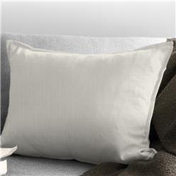 6ix Tailors ANC-CAR-VAN-CFT-14OB Ancebridge Oblong Decor Pillow with Feather Insert&#44; Vanilla - 14 x 20 in.