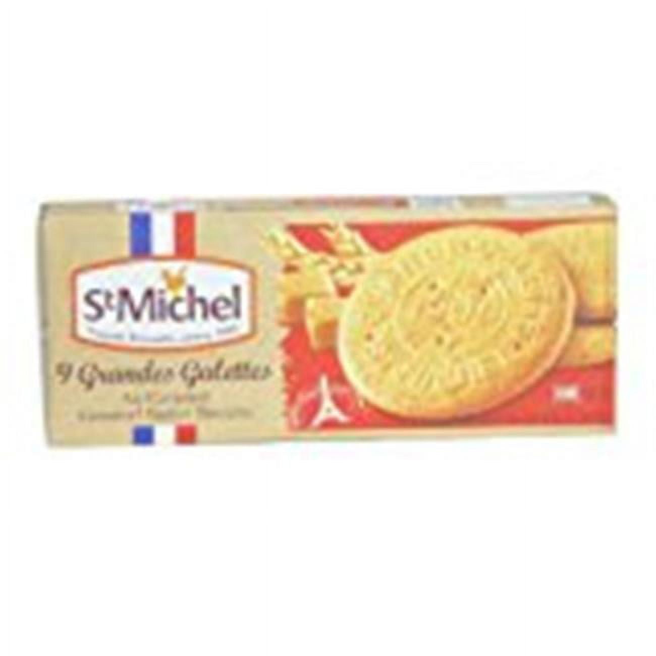 St Michel BWA05105 12 x 5.29 oz La Grande Galette Butter Cookies