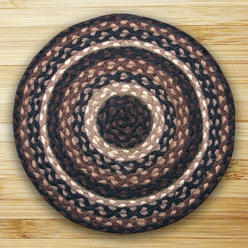 Capitol Earth Rugs Inc Earth Rugs 16-313 Mocha-Frappuccino Round Rug