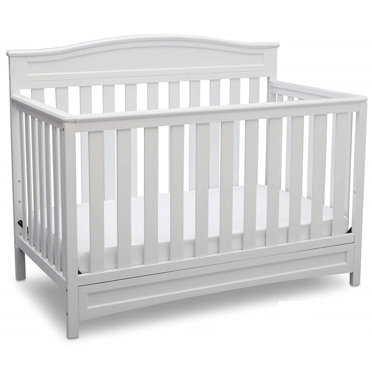 Delta Children 7380-100 4 in 1 Convertible Crib - White