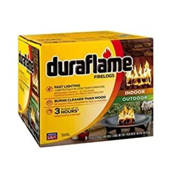 Duraflame Cowboy 108641 4.5 lbs Dura Firelog - Case of 48 - Pack of 9