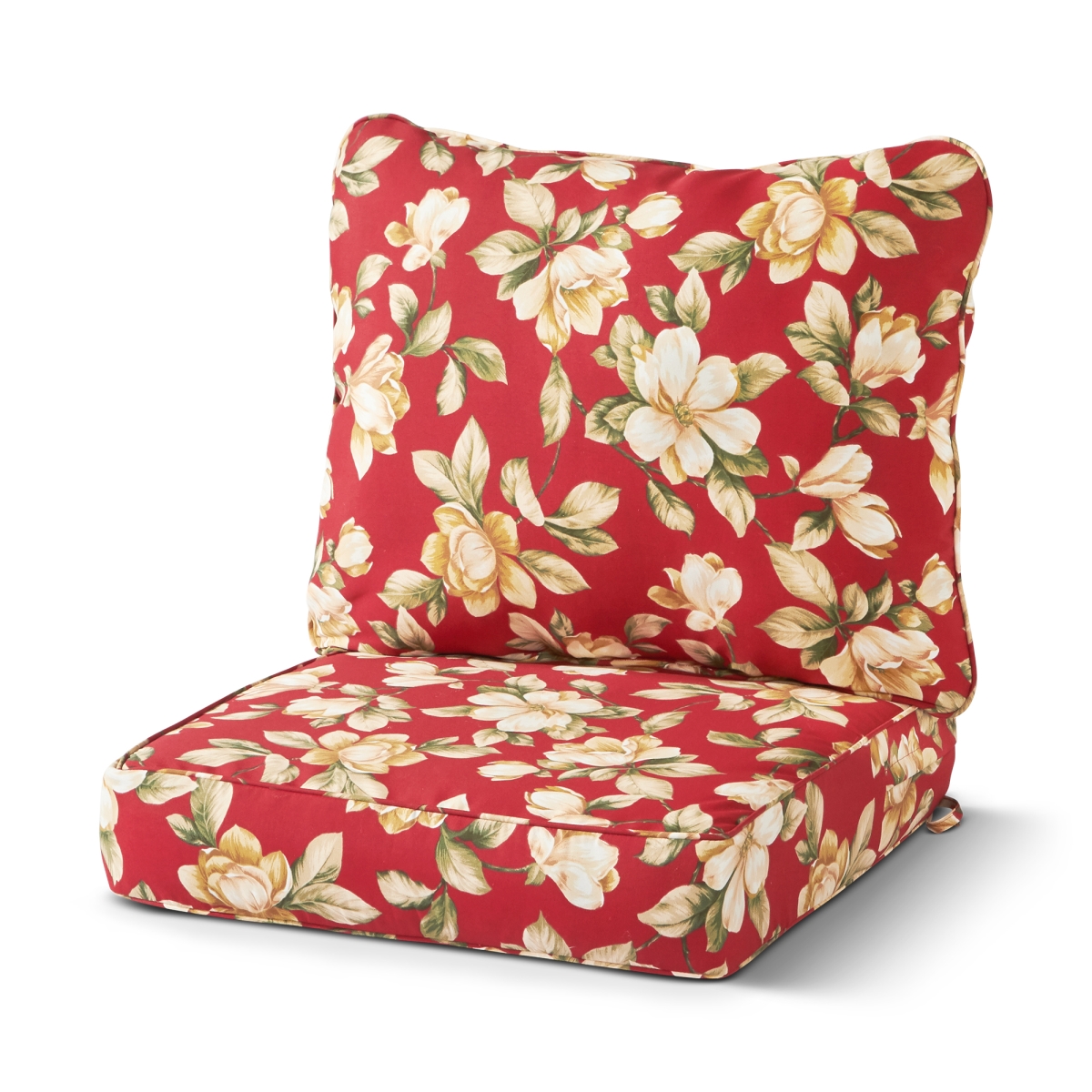 Greendale Home Fashions AZ7820-ROMAFLORAL 25 x 25 in. Outdoor Deep Seat Cushion Set&#44; Roma Floral