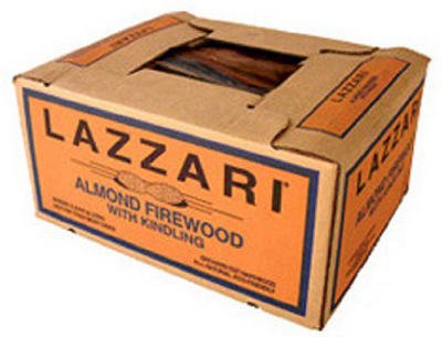 Lazzari Fuel 0 75997 00601 4 0.70 CUFT&#44; Almond Firewood With Kindling