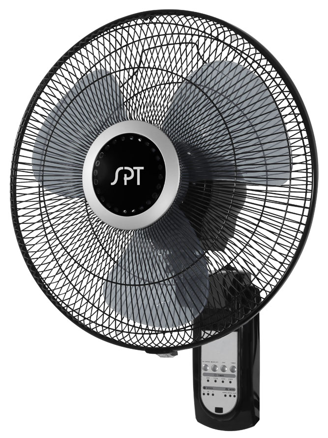 SPT 16 in. Wall Mount Fan with Remote Control
