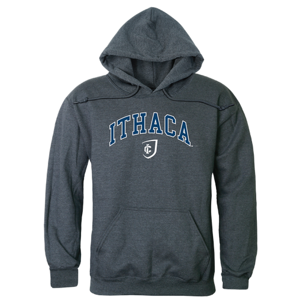 W Republic Ithaca College Campus Hoodie&#44; Heather Charcoal 2 - Large