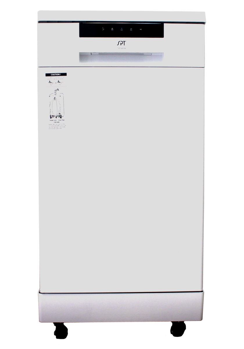SPT 18 in. Energy Star Portable Dishwasher&#44; White
