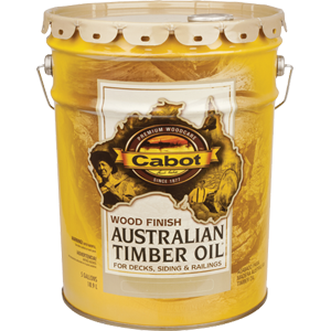 cabot 19400 5 Gallon&#44; Natural Australian Timber Oil Wood Finish&#44; Water Reduced