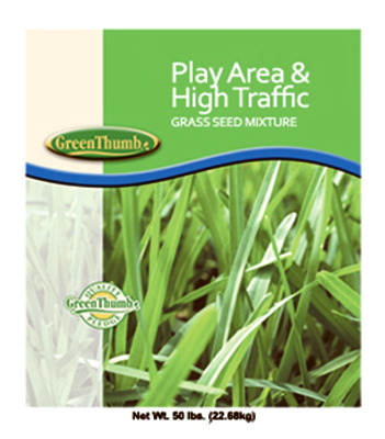 Barenbrug 13086 50 lbs. Play Area & High Traffic Grass Seed