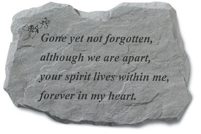 Kay Berry Inc Kay Berry- Inc.  Gone Yet Not Forgotten - Memorial - 16 Inches x 11 Inches