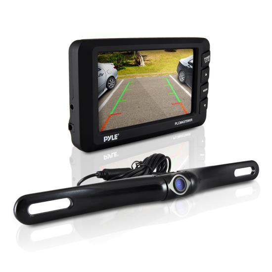 PENRAY COMPANIES Pyle USA 1Y6480 4.3 in. Display Wireless Rear View Back-Up Camera & Monitor Parking Reverse Assist System