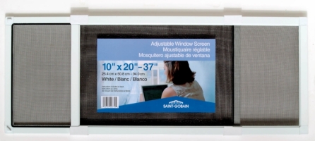 Saint Gobain 10 in. X 20 in. To 37 in. Adjustable Screens
