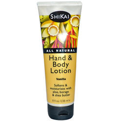 ShiKai Products 0219964 Hand and Body Lotion Vanilla - 8 fl oz