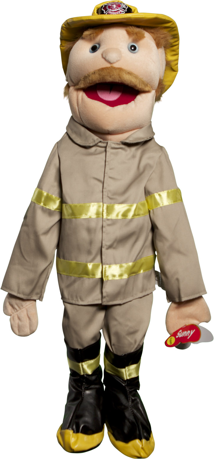 Sunny Toys 28 In. Dad Fireman&#44; Full Body Puppet