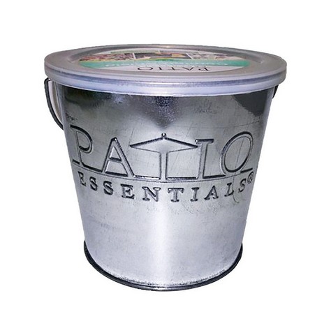 Patio Essentials 21257G 17 oz Galvanized Mosquito Repellent Candle