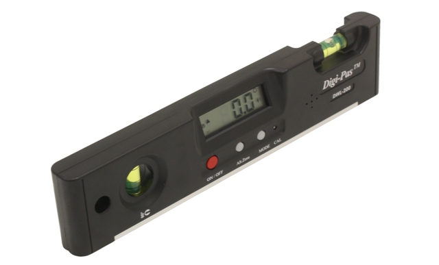 Digi-Pas Torpedo Digital Level Electronic Angle Gauge with 0.1 Degree Accuracy