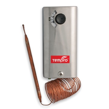 Tempro Line Voltage -30 To 90 Degree F 96 in. SPDT Thermostat
