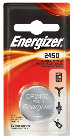 Energizer - Eveready 1 Pack 3 Volt 2450 Lithium Battery