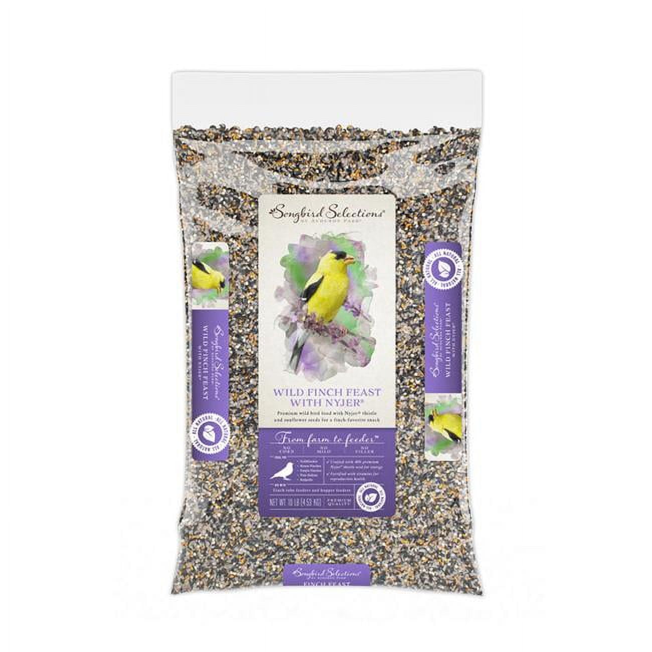 Global Harvest Foods 10 llbs Songbird Selections Finches Wild Bird Food Nyjer Seed