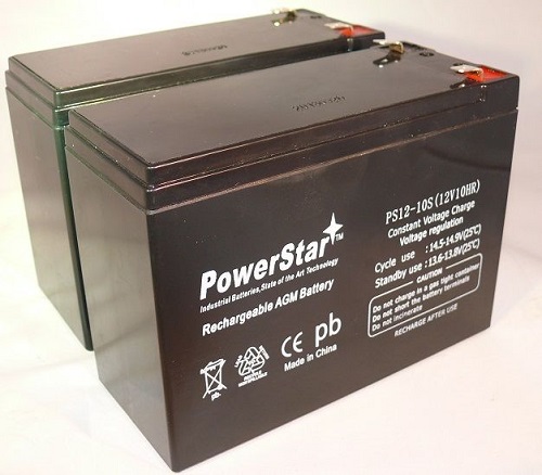 BatteryJack PowerStar  12V&#44; 10Ah Battery Replaces Universal UB12100-S&#44; LONG WP10-12