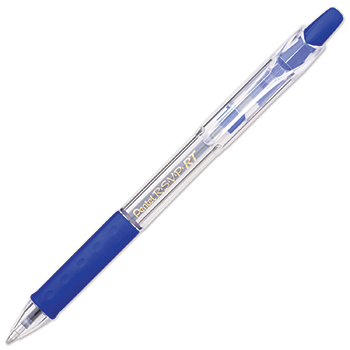 Pentel Of America PENBK93C Pentel R S V P Rt Blue Retractable Ball Point Pen Medium