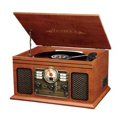 Innovative Technology 6-In-1 Victrola Entertainment Center