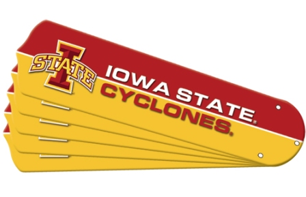 Ceiling Fan Designers New NCAA IOWA STATE CYCLONES 42 in. Ceiling Fan Blade Set
