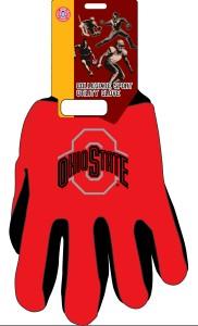 McArthur Towels & Sports Ohio State Buckeyes Two Tone Gloves - Adult