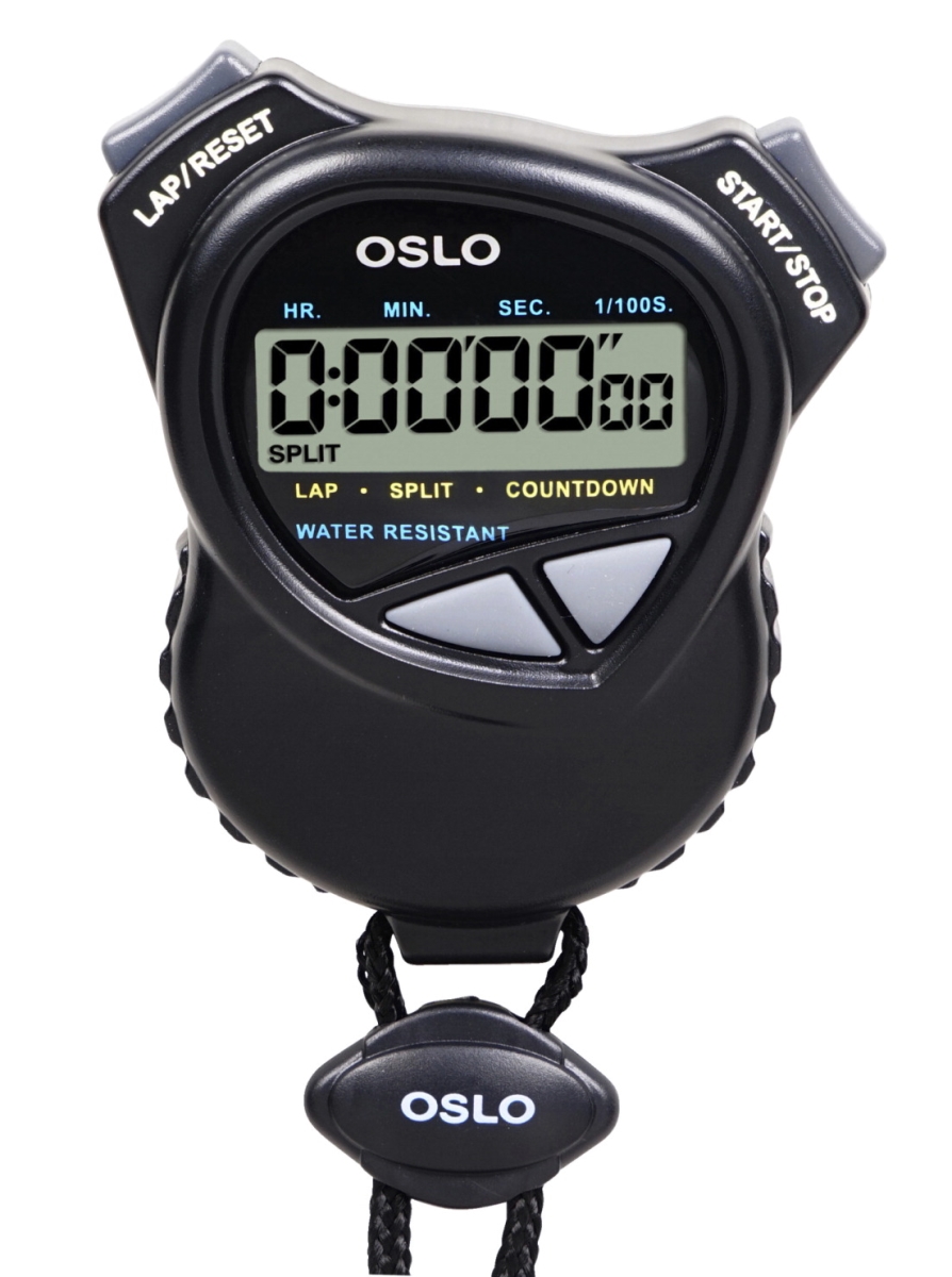 Robic Dual Stopwatch & Countdown Timer - 1000W&#44; Black