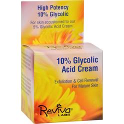 Reviva Labs 1.5 oz 10 Percent Glycolic Acid Renaissance Cream