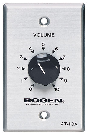 BOGEN AT10A Attenuator 10W Adjusts Loudspeaker