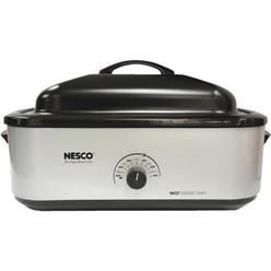 Nesco QZ5925 18 qt Roaster Oven&#44; Metallic Silver