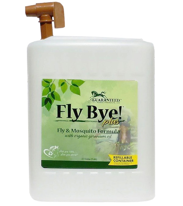 Guaranteed Horse Products 2.5 gal Fly Bye Plus Fly & Mosquito Spray with Refill Tap