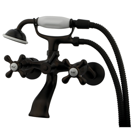 Kingston Brass Tub Mount Clawfoot Tub Faucet - Oil Rubbed Bronze Finish