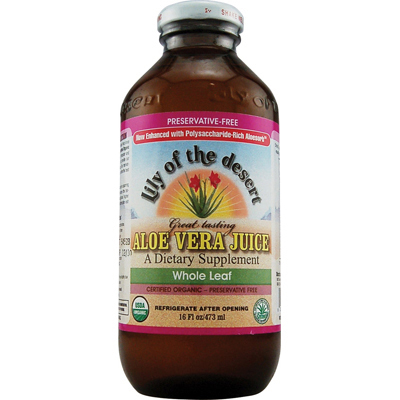 Lily Of The Desert 0536219 Aloe Vera Juice Whole Leaf - 16 fl oz