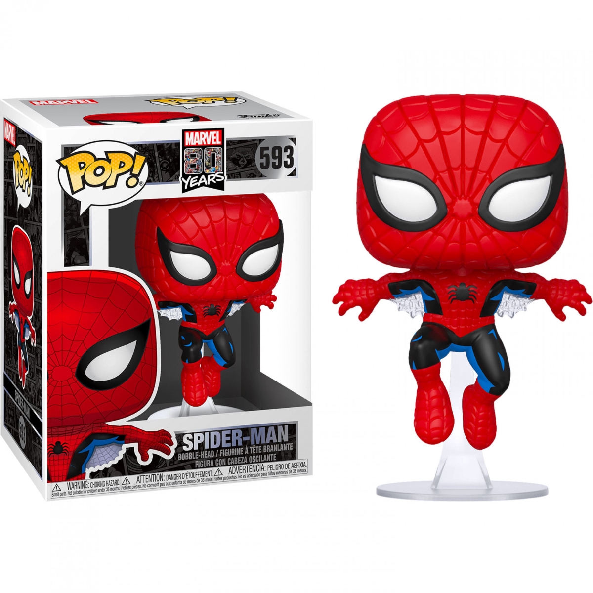 Spider-Man Marvel 80Th - First Appearance Spider-Man Funko Pop