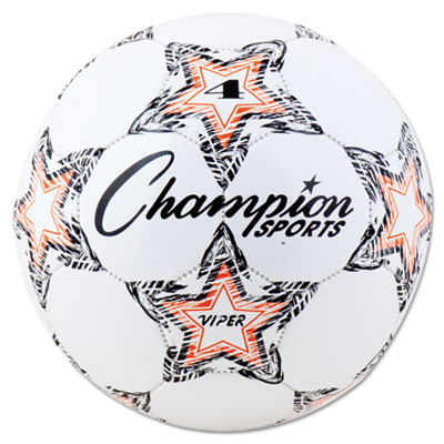 Champion Sports Champion Sport  VIPER Soccer Ball&#44; Size 4&#44; White