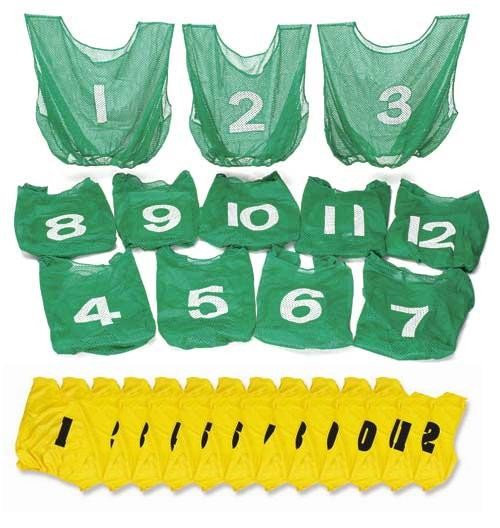 Everrich Industries Inc Everrich  Numbered Vest Pack - 22 x 20 Inch - Set of 12