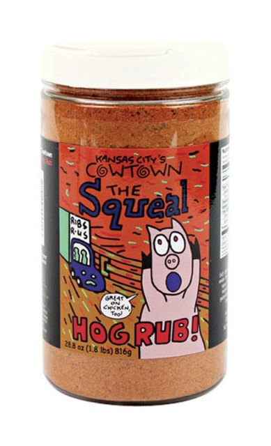 Cowtown CT00120 28.8 oz Squeal Hog Rub  Large Shaker Bottle