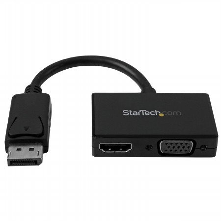 Startech.Com Travel A-V Adapter 2 in 1 Display Port to HDMI or VGA