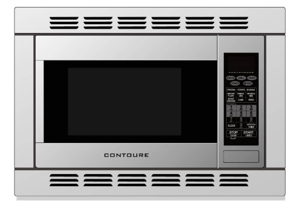 Natural Quality 1.2 cu ft. Stainless Steel Microwave Convection