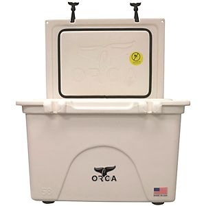 ORCA ORCW058 58 qt. Insulated Cooler&#44; White