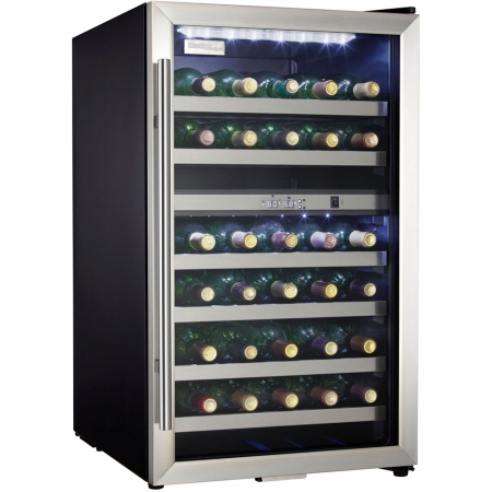 Danby 20 in. Freestanding Compact Wine Cooler with 38-Bottle Capacity