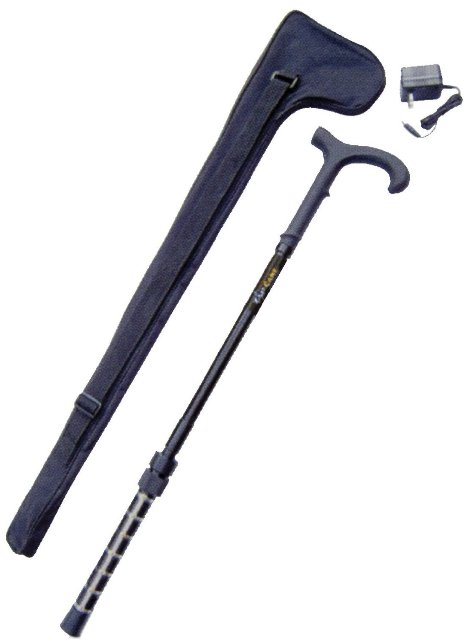 PS Products Walking Cane-Flashlight&#44; 1&#44;000&#44;000 Volts&#44; with Case