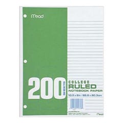 MEAD PRODUCTS LLC Mead Products  Paper Filler Col 10.5X 8 200 Ct