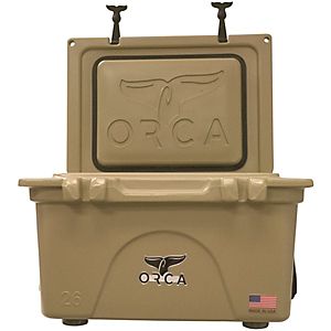 ORCA 206276 ORCT026 26 qt. Insulated Cooler&#44; Tan