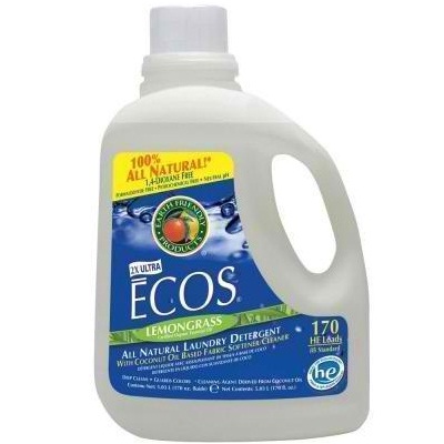 Earth Friendly Products  Earth Friendly Ecos Lemongrass Laundry Det - 2x170OZ