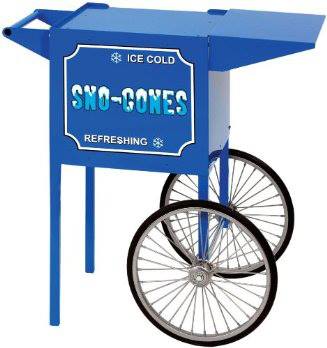 Paragon - Manufactured Fun Small Sno Cone Cart in Blue