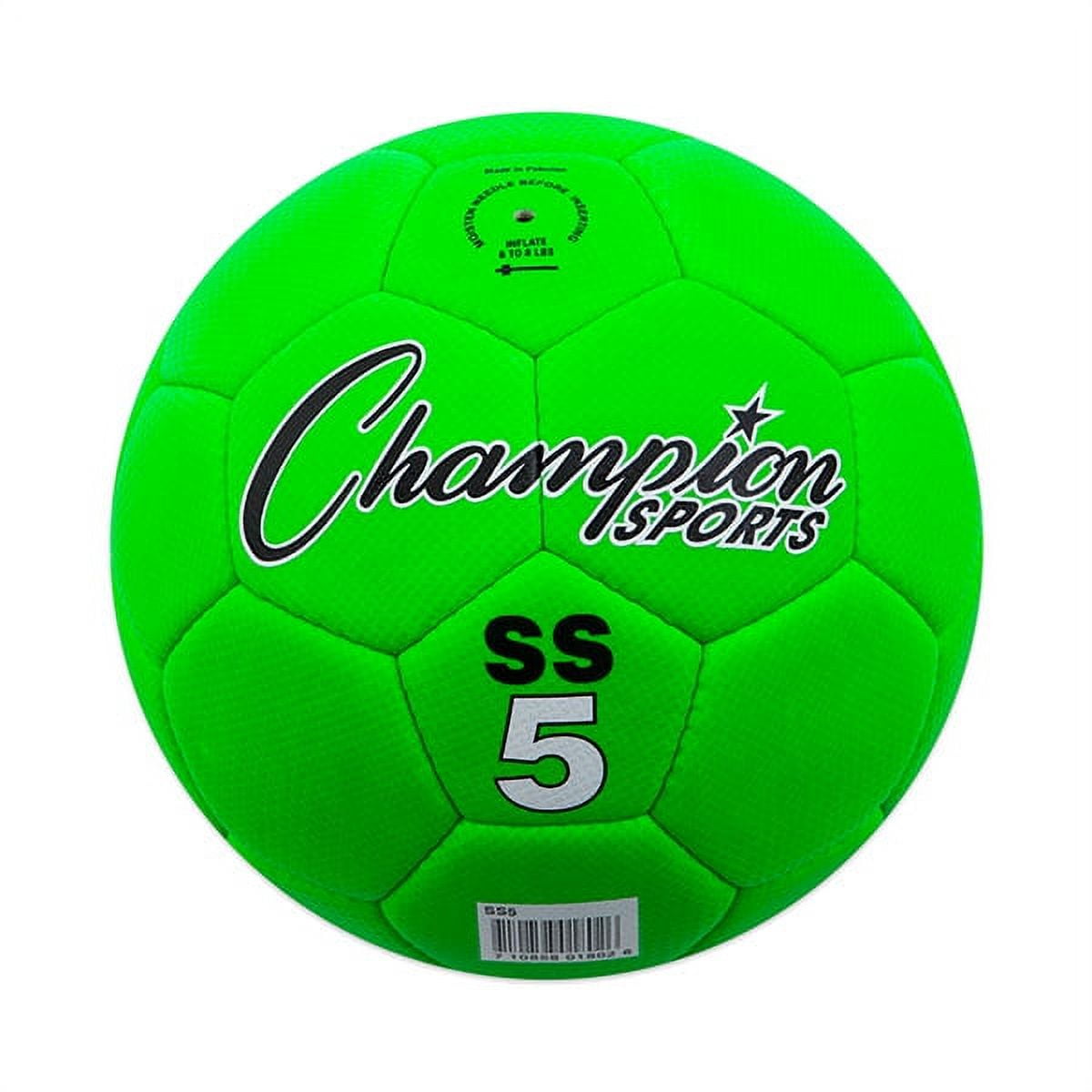 Champion Sports Super Soft Soccer Ball&#44; Fluorescent Green - Size 5