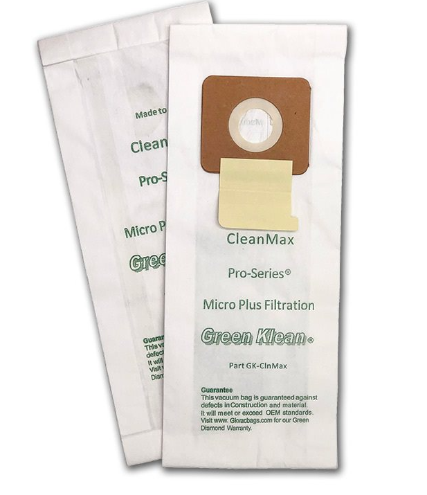 Green Klean C2 AE CleanMax Pro-Series Replacement Vacuum Bags - 10 per Case - Case of 10