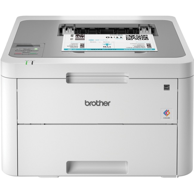 Brother 19 PPM Compact Digital Color Printer&#44; Whiteg & Gray